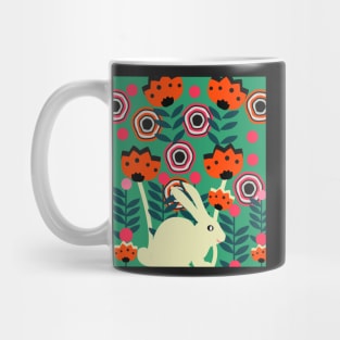 Little bunny in spring Mug